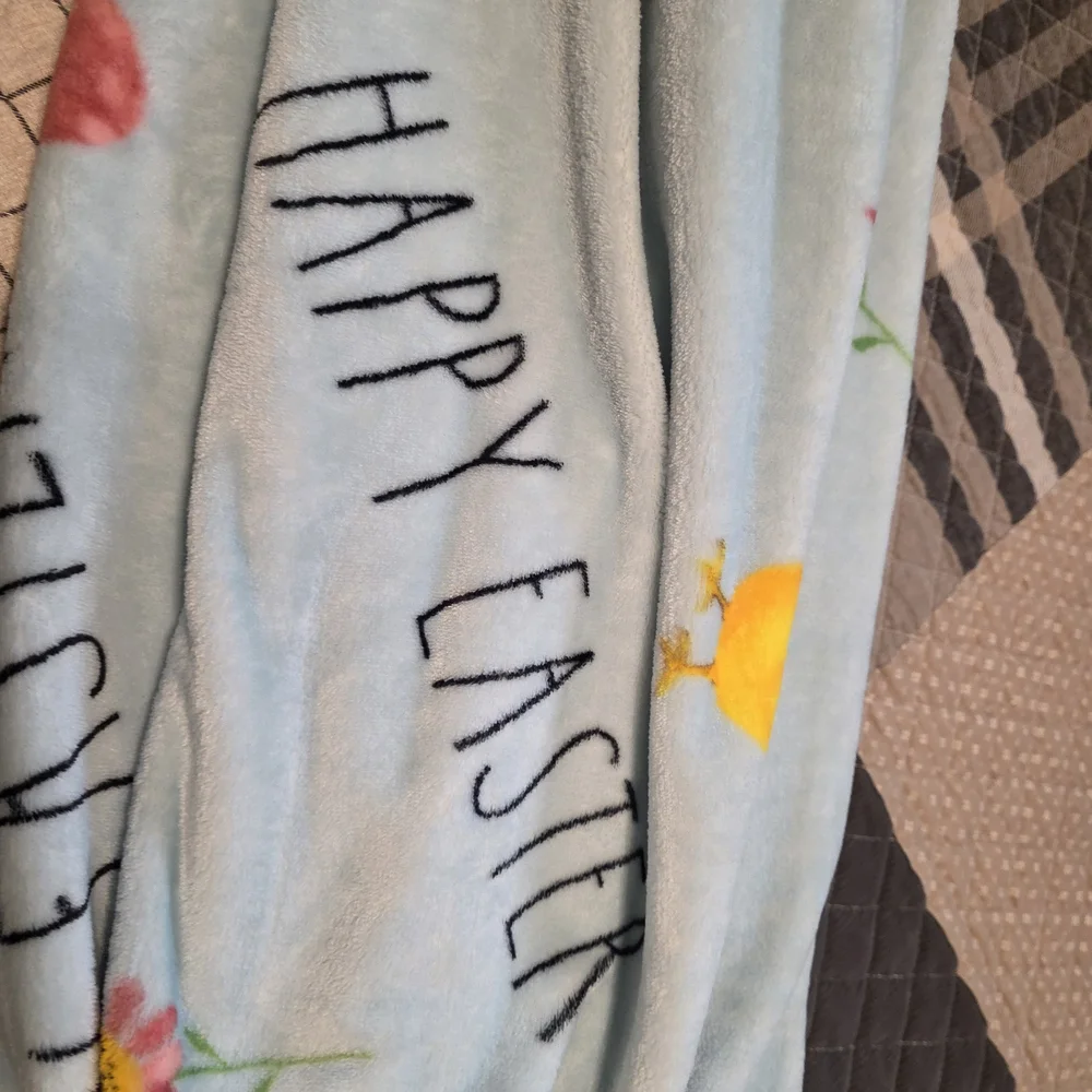 Rae Dunn Happy Easter Blanket-NWT